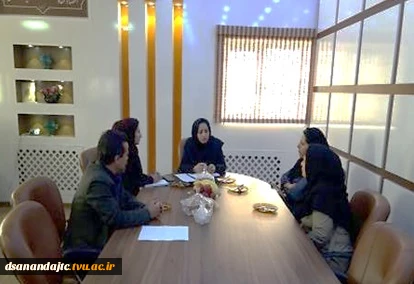 برگزاری جلسه ریاست محترم آموزشکده با اعضای کتابخانه دانشگاه کردستان در خصوص  ساماندهی و راه اندازی سیستم کتابخانه آموزشکده